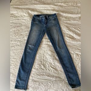 Size two, super stretch, American Eagle jeans.